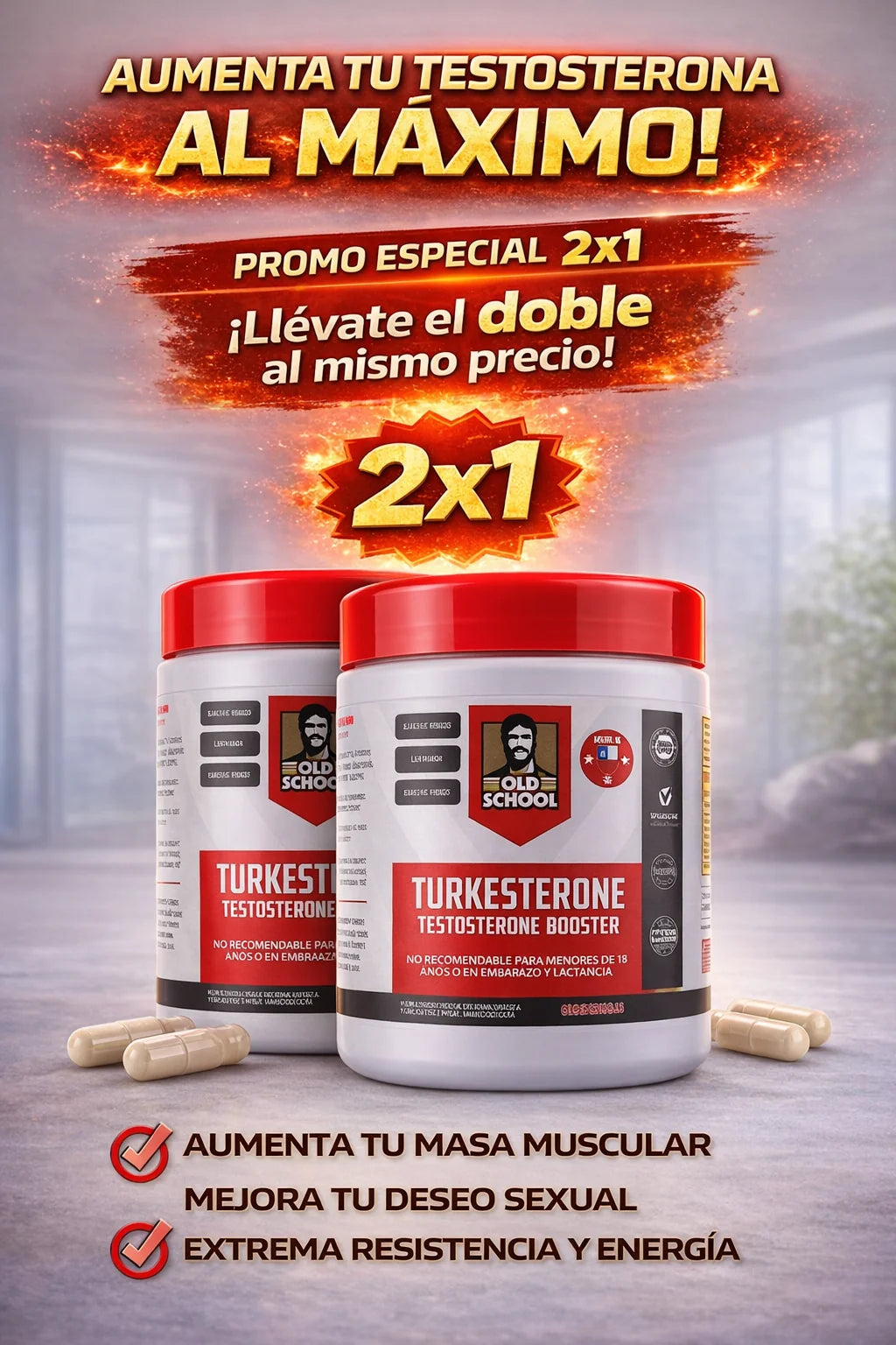 Original Turkesterone 60 Caps | 2X1 OFERTA LIMITADA