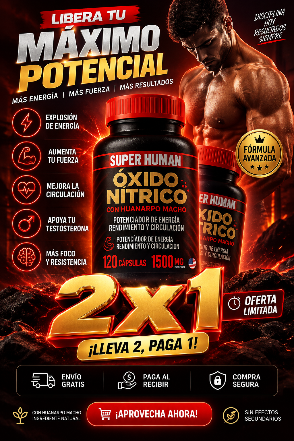 ÓXIDO NÍTRICO SUPERHUMAN ⚡